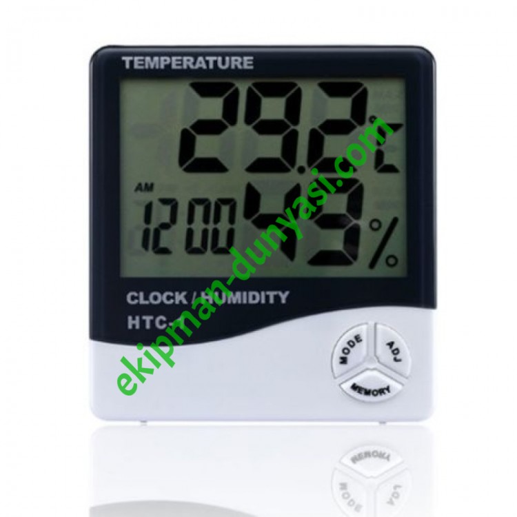 Dijital Termometre, Nem Ölçer ve Saat Dijital Termometre, Nem Ölçer ve Saat