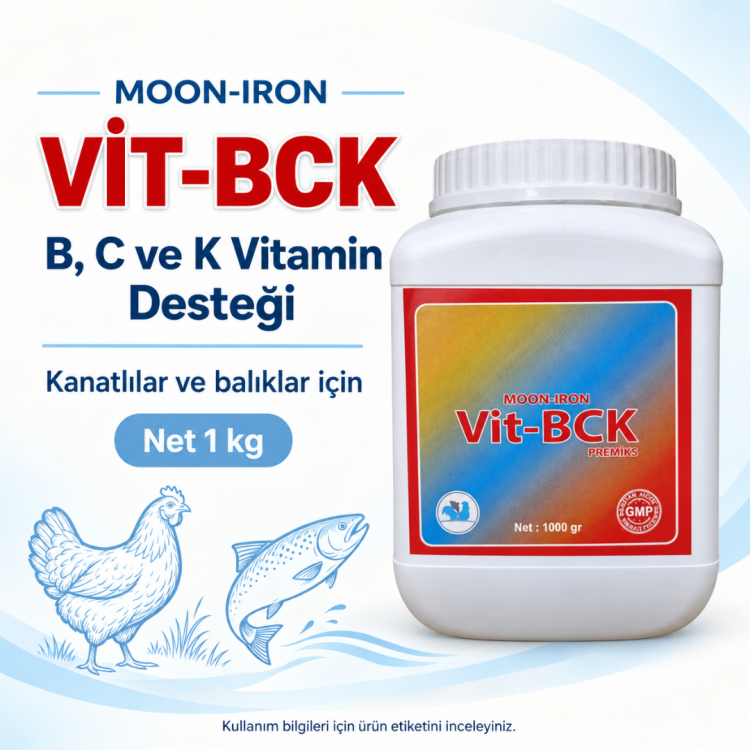 Moon-Iron Vit-BCK B, C ve K vitamin premiksi 1 kg