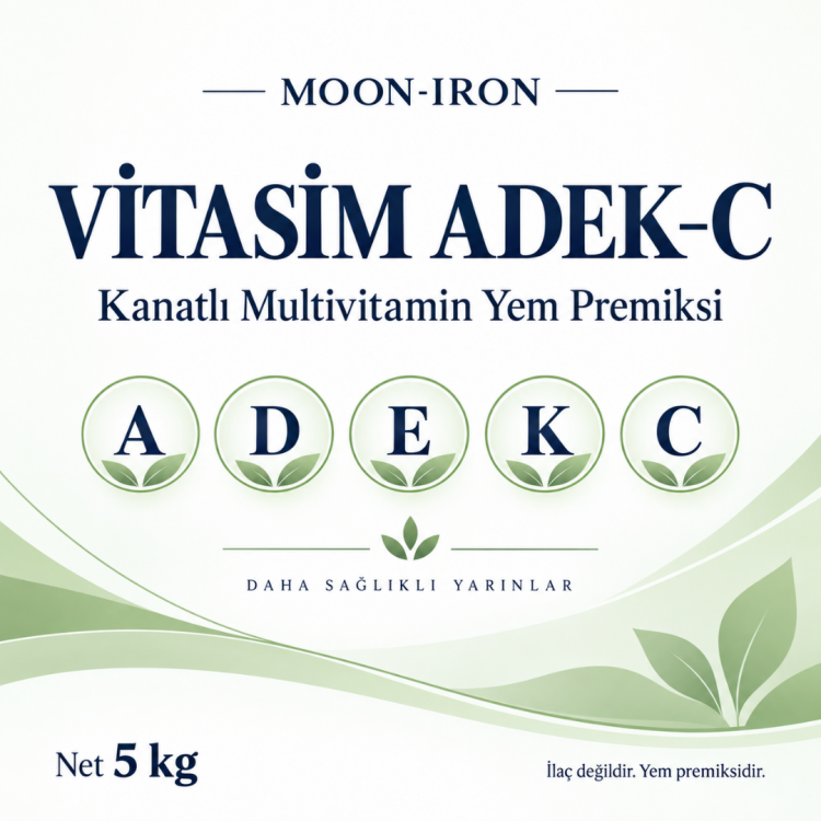 Moon-Iron Vitasim ADEK-C Kanatlı Multivitamin Premiksi - 5 kg