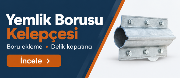 Yemlik borusu bağlantı kelepçeleri