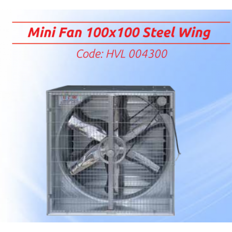 Mini Fan 100x100 çelik kanat Mini Fan 100x100 çelik kanat