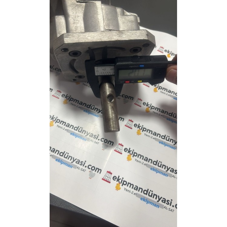 Yemlik Motor Redüktörü (Motor mili 14mm'e uygun)