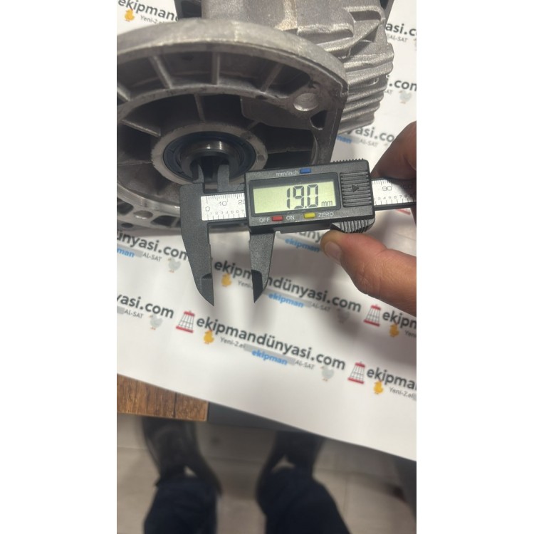 Yemlik Motor Redüktörü (Motor mili 19mm'e uygun)