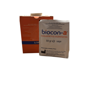 Biocan-a toz dezenfektan, bakterisit, virüsit, fungusit 50gr Biocan-a toz dezenfektan, bakterisit, virüsit, fungusit 50gr
