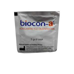 Biocan-a toz dezenfektan, bakterisit, virüsit, fungusit 5gr Biocan-a toz dezenfektan, bakterisit, virüsit, fungusit 5gr