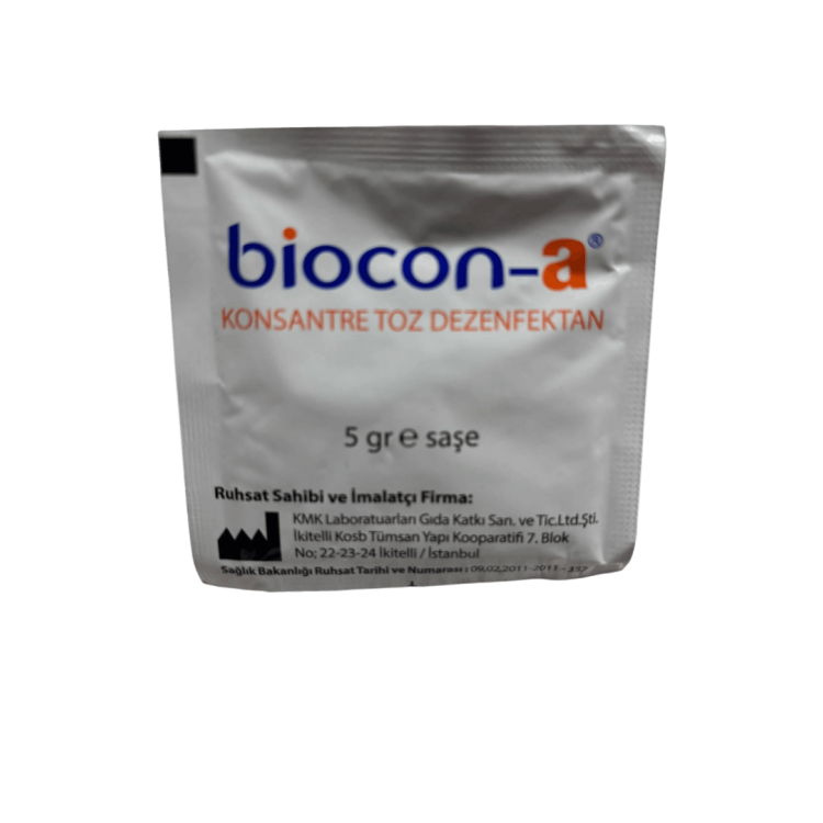 Biocan-a toz dezenfektan, bakterisit, virüsit, fungusit 5gr Biocan-a toz dezenfektan, bakterisit, virüsit, fungusit 5gr