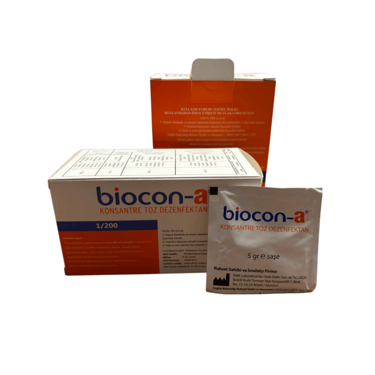 Biocan-a toz dezenfektan, bakterisit, virüsit, fungusit 5gr Biocan-a toz dezenfektan, bakterisit, virüsit, fungusit 5gr